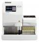 A white machine with a screen and a display. The AUTION MAX™ AX-4060 Fully Automated Urine Analyzer delivers high-quality results with multi-parameter urine chemistry test strips. Featuring a user-friendly touchscreen, it streamlines urine testing and reduces the need for additional testing, helping to quickly identify conditions like UTIs, diabetes, and kidney disorders.