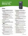 GLUCOCARD Shine XL FAQ